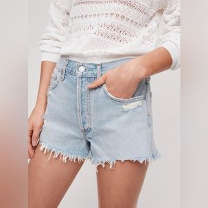 AGOLDE Parker Shorts Bitter Light Wash Shorts 25